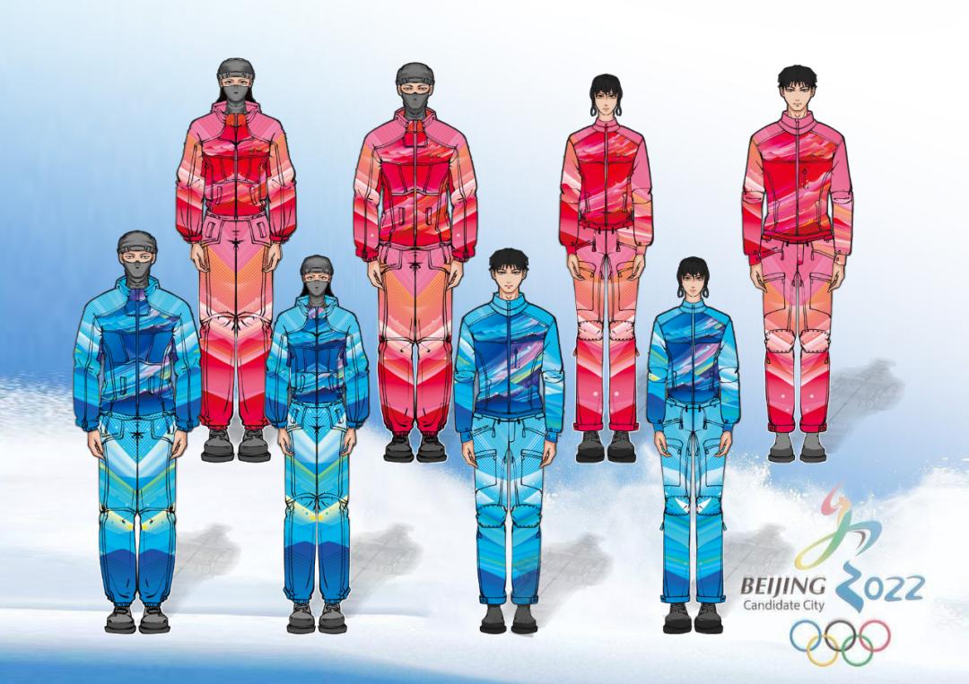 冬奥运动服设计图片