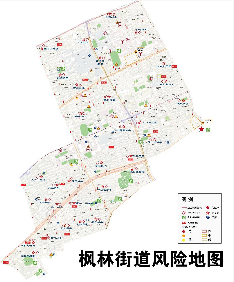 枫林路街道分布图图片