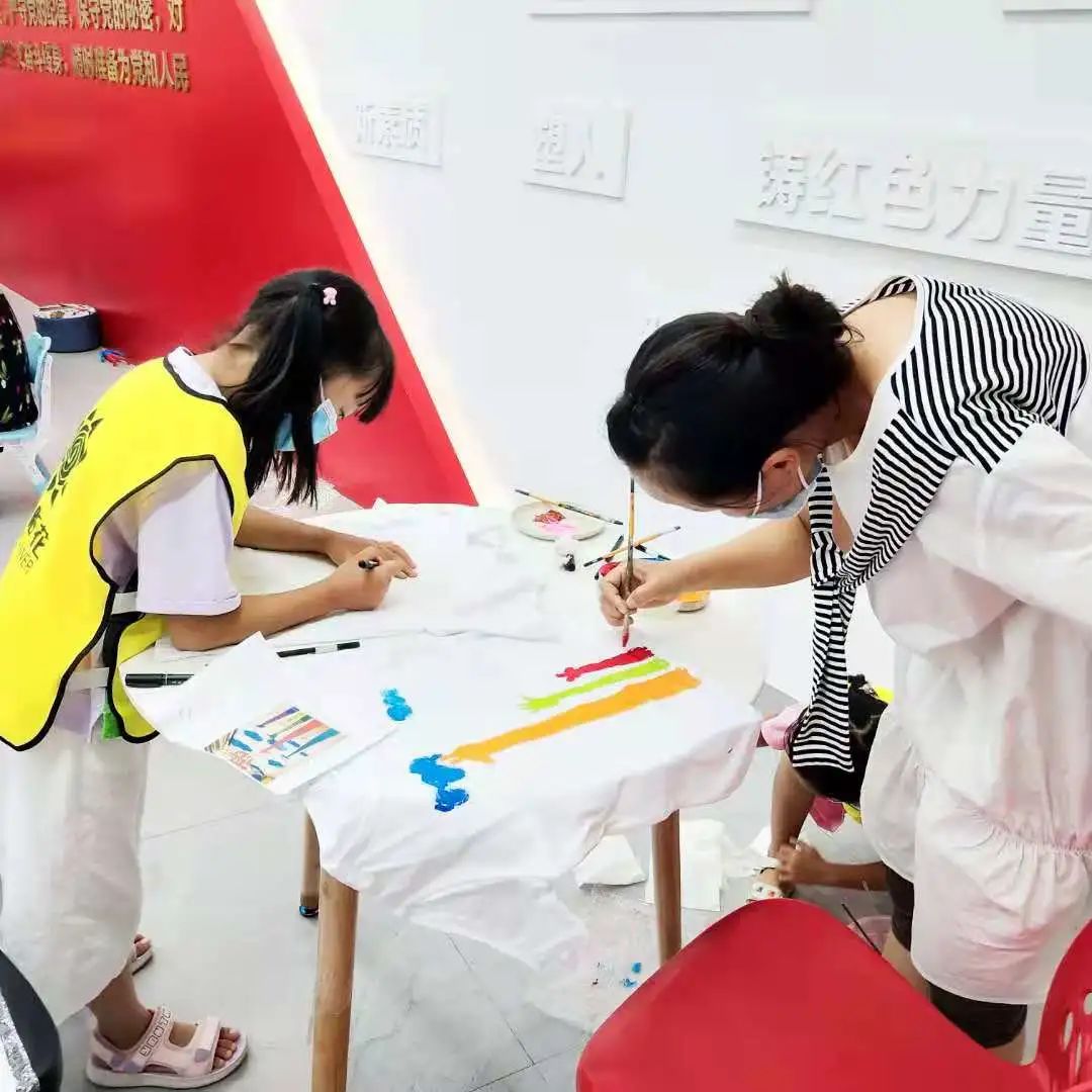 巾帼行动丨和睦连心共同美好太阳花手拉手系列活动之彩绘t恤