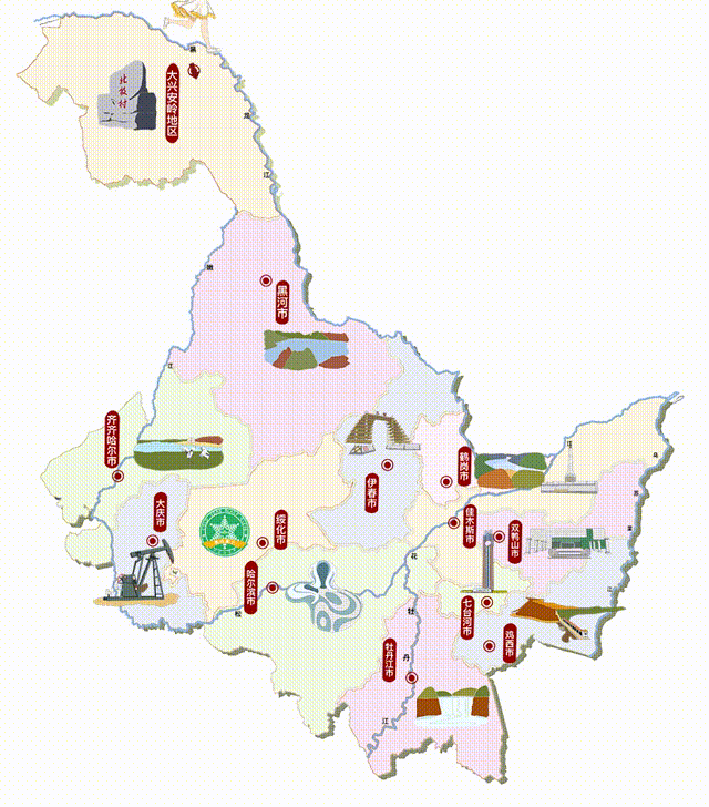 省妇联推出h5动画,小龙女将在手绘黑龙江地图上点亮地标,传递火炬.