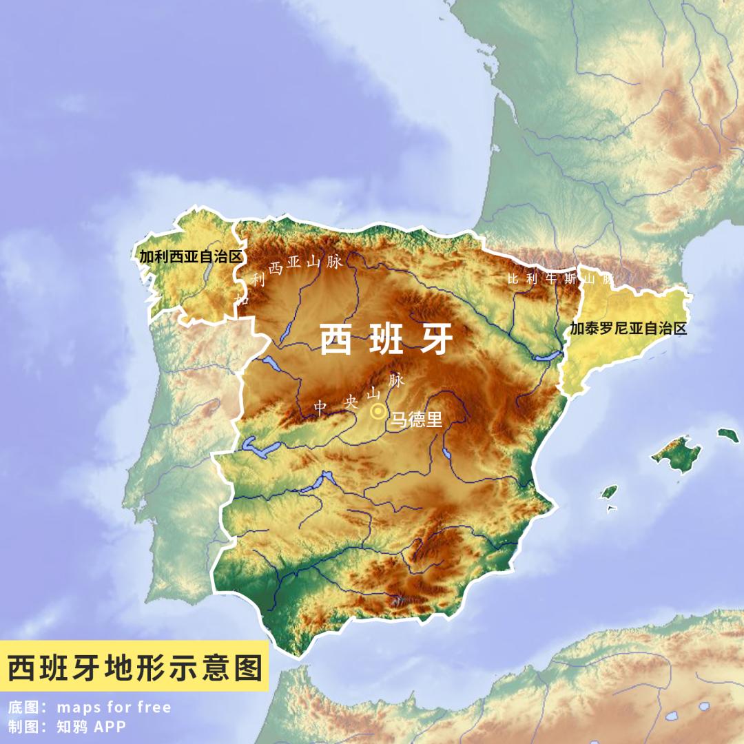 西班牙气候类型图片