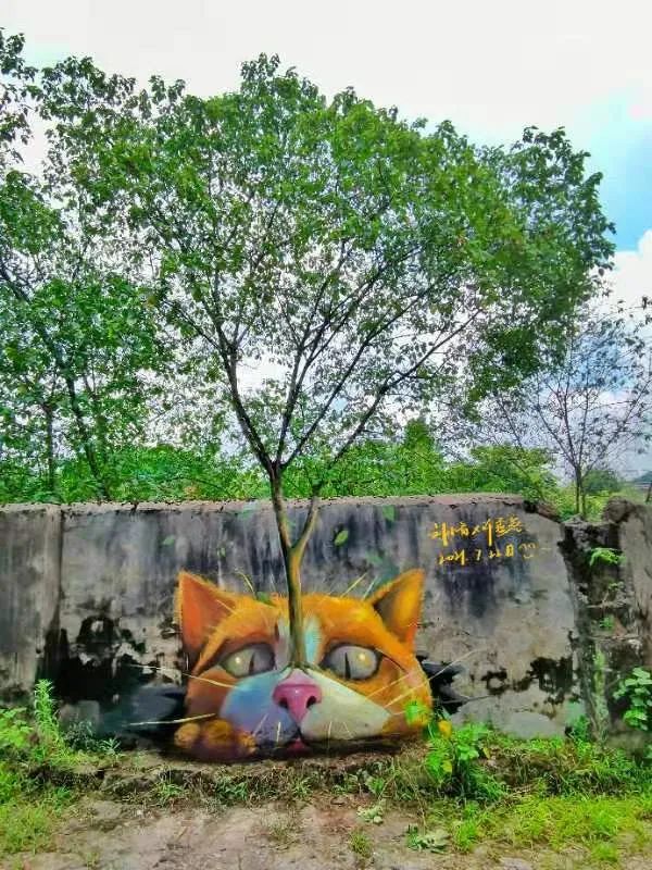 95后男孩用3d墙绘改造城乡旧建筑获百万赞