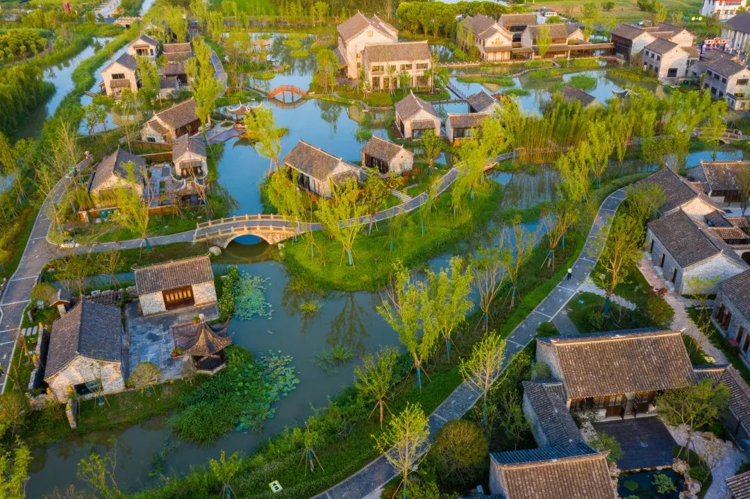 水乡风情西塘河风光带临枕建湖母亲河西塘河构筑,这里水清,岸绿,景美