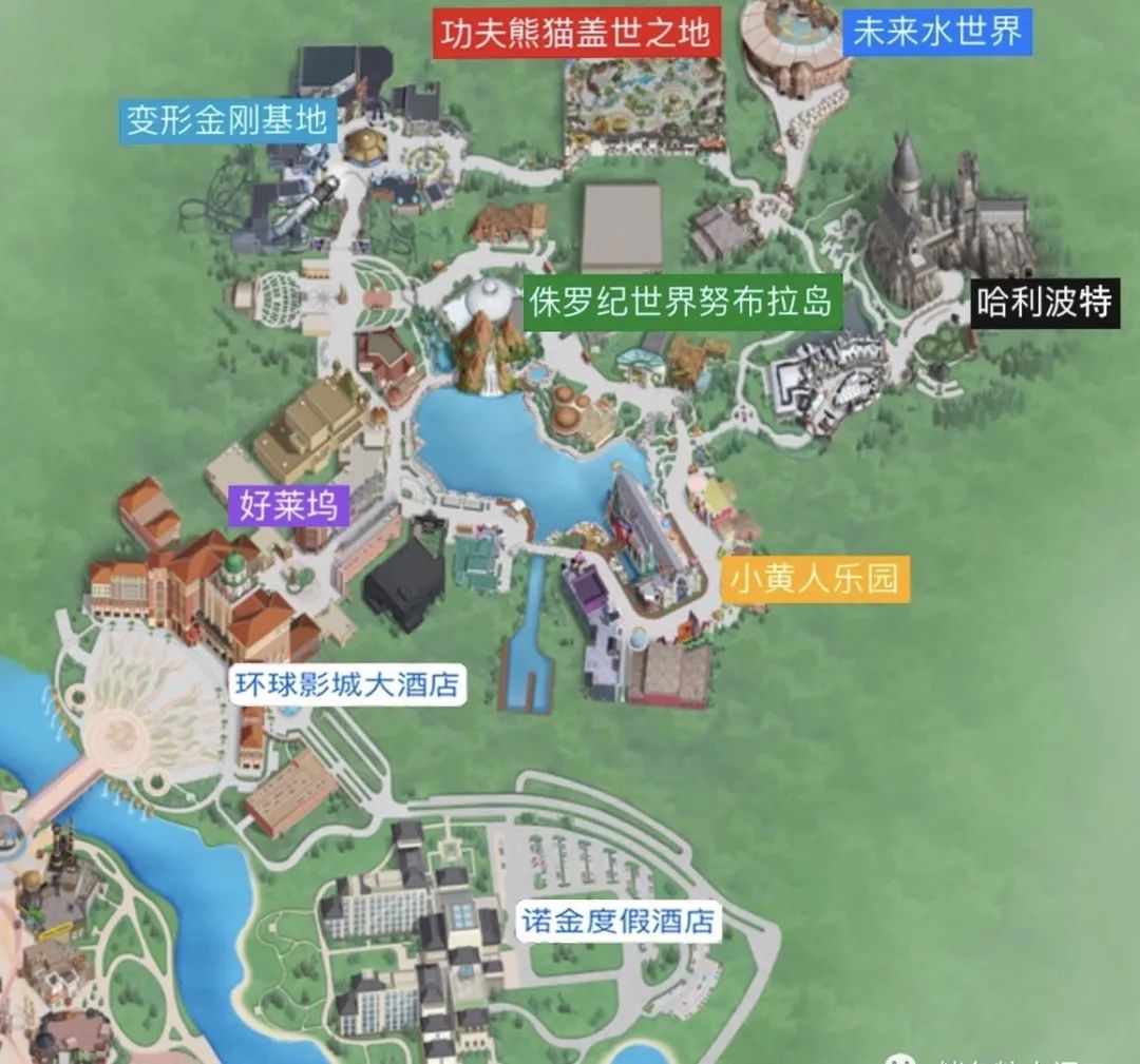 北京环球影城总体规划图片