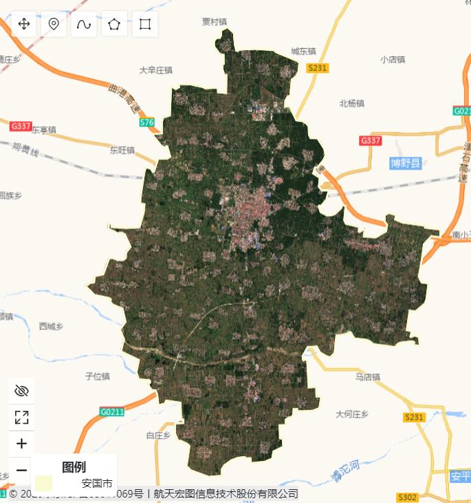 安国市行政区划图图片