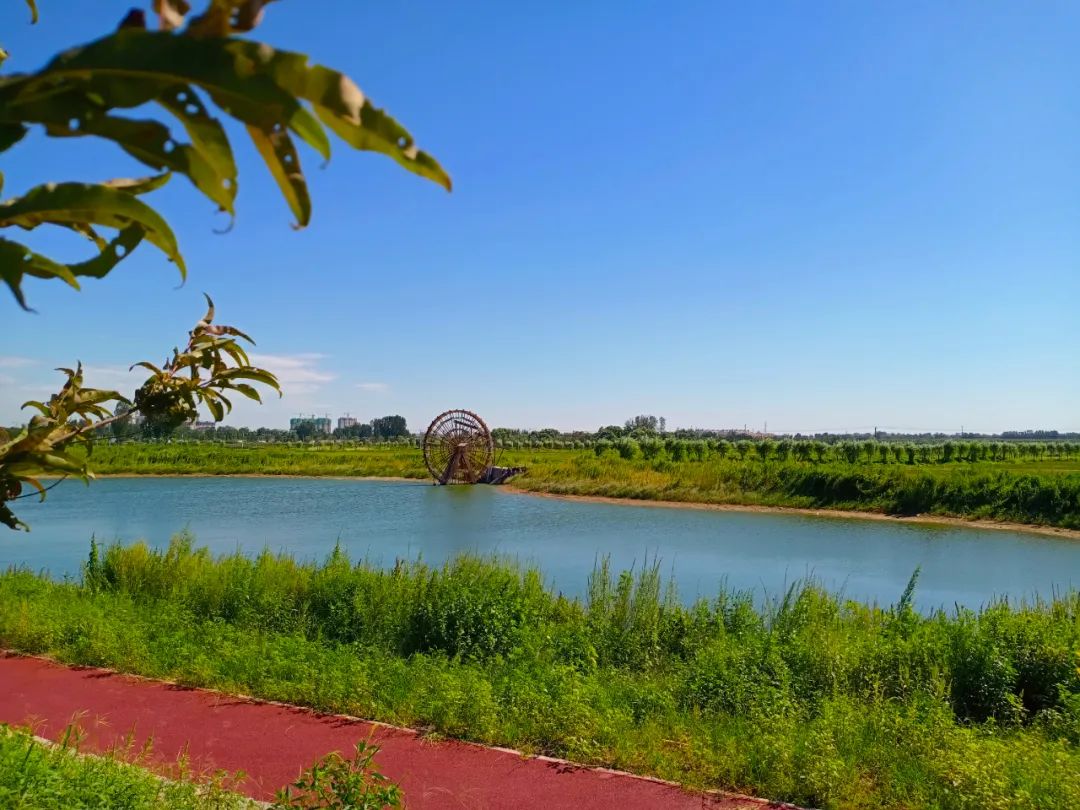 美丽灵寿碧水绕古邑醉美松阳春之彩虹桥与古八景墙