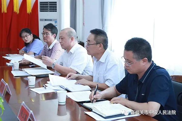 嘉峪关中院党组书记院长候选人景涛到市城区法院调研