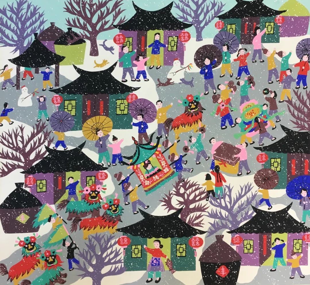 农民画韵画说我们的小康生活