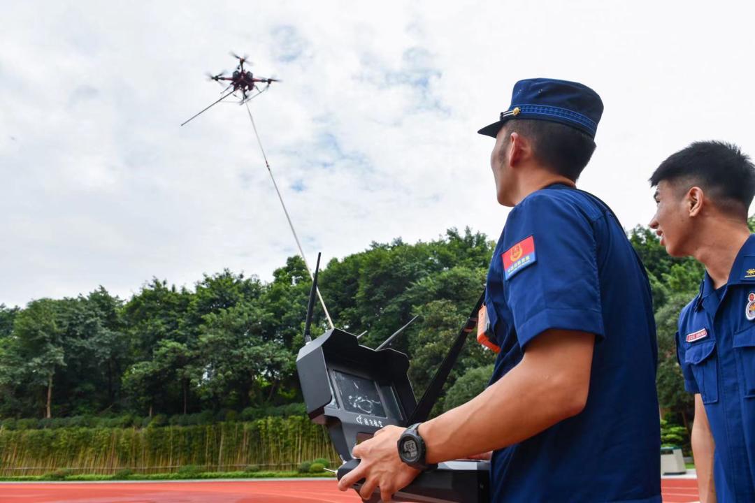 無人機數字化滅火救援新技術