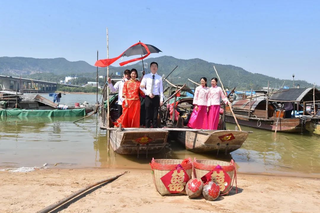 遇见淼城丨打开这张请柬邀请你参加三水水上婚礼