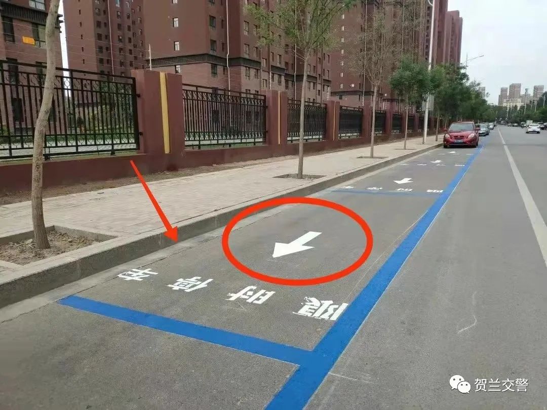 停车位的箭头示意图图片