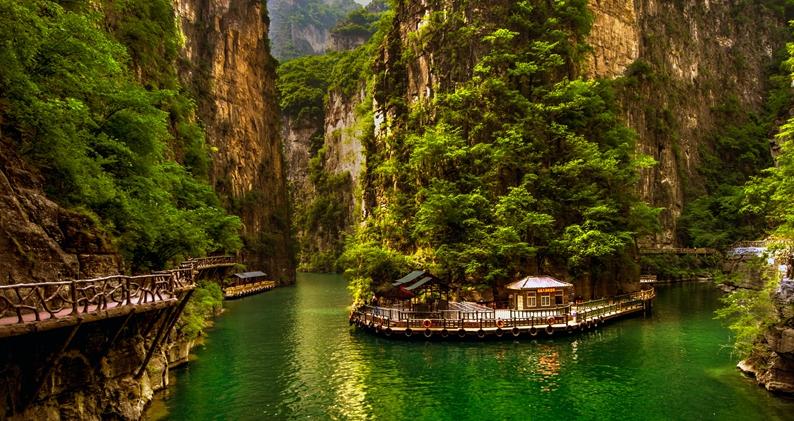 飞阅太行沿着太行游山西走进太行山大峡谷看百里山水画廊