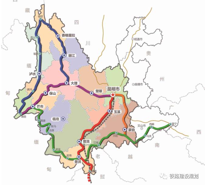 大滇西旅游环线区域综合交通规划出炉:铁路2800公里