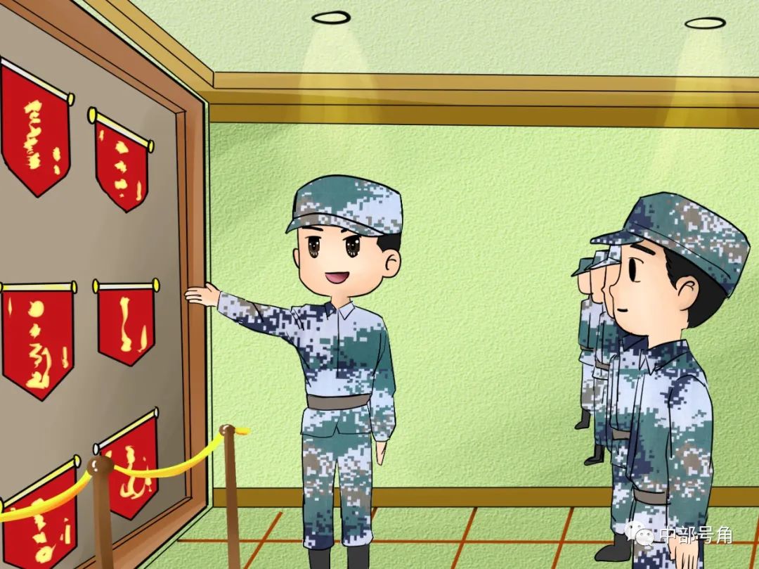 干部骨干主动上前 递上一杯热水,送上一份关怀 帮助新兵消除环境带来