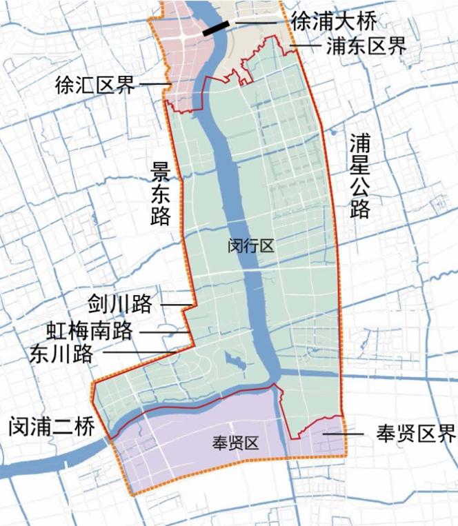 闵行区江川东路规划图片