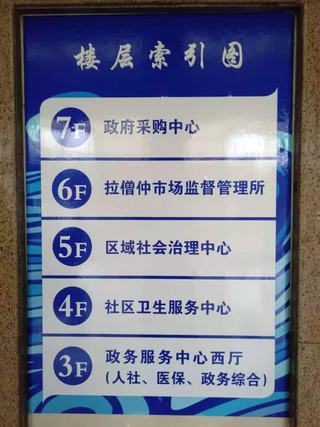 西厅,东厅均设置了地标指引和立式业务分类引导标牌,方便群众快速辩识