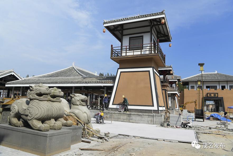 正在提升改造《冼夫人传奇》拍摄基地"高州府".