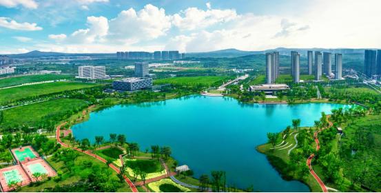 (空港新城片区实景图)也就是说,在这里,你可以得到完整无忧的大城繁华