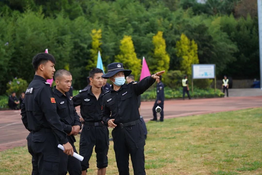 晋宁分局巡特警大队在昆明市公安机关2021年警务辅助人员特巡警技能