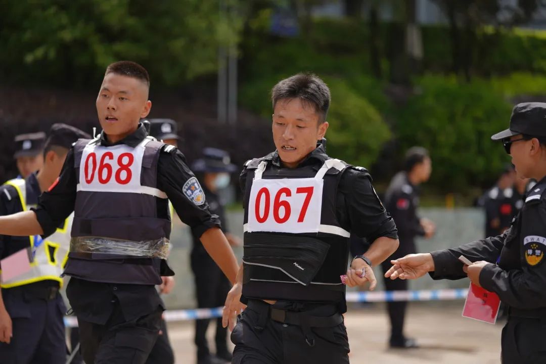 晋宁分局巡特警大队在昆明市公安机关2021年警务辅助人员特巡警技能