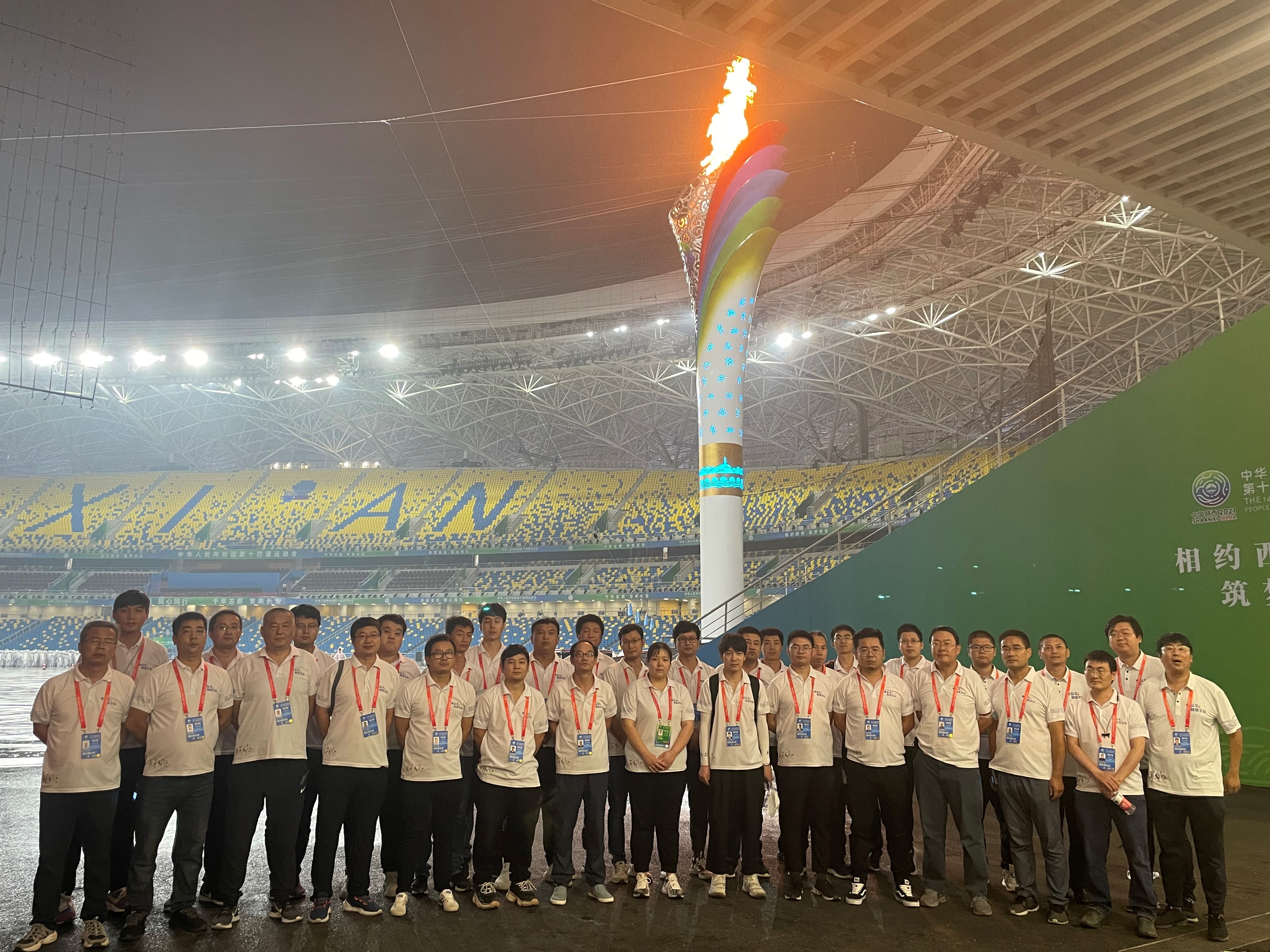 应急通信车14车次,油机151台次,圆满完成了十四运会开幕式通信保障