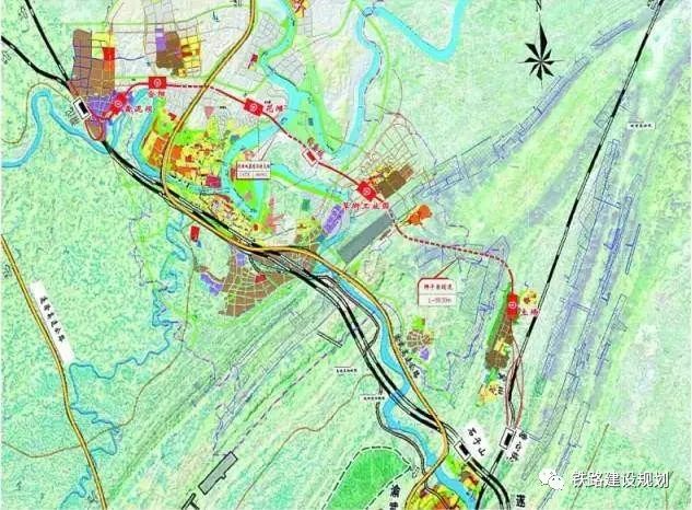 合川渭沱集运大道规划图片