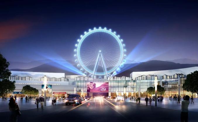 昨天晚上北仑富邦城热闹了