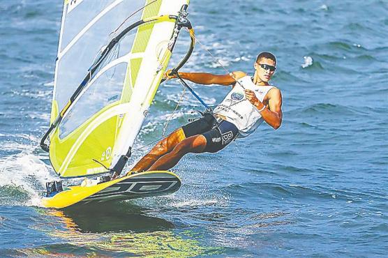 海南帆船帆板运动员毕焜 赛事组委会供图