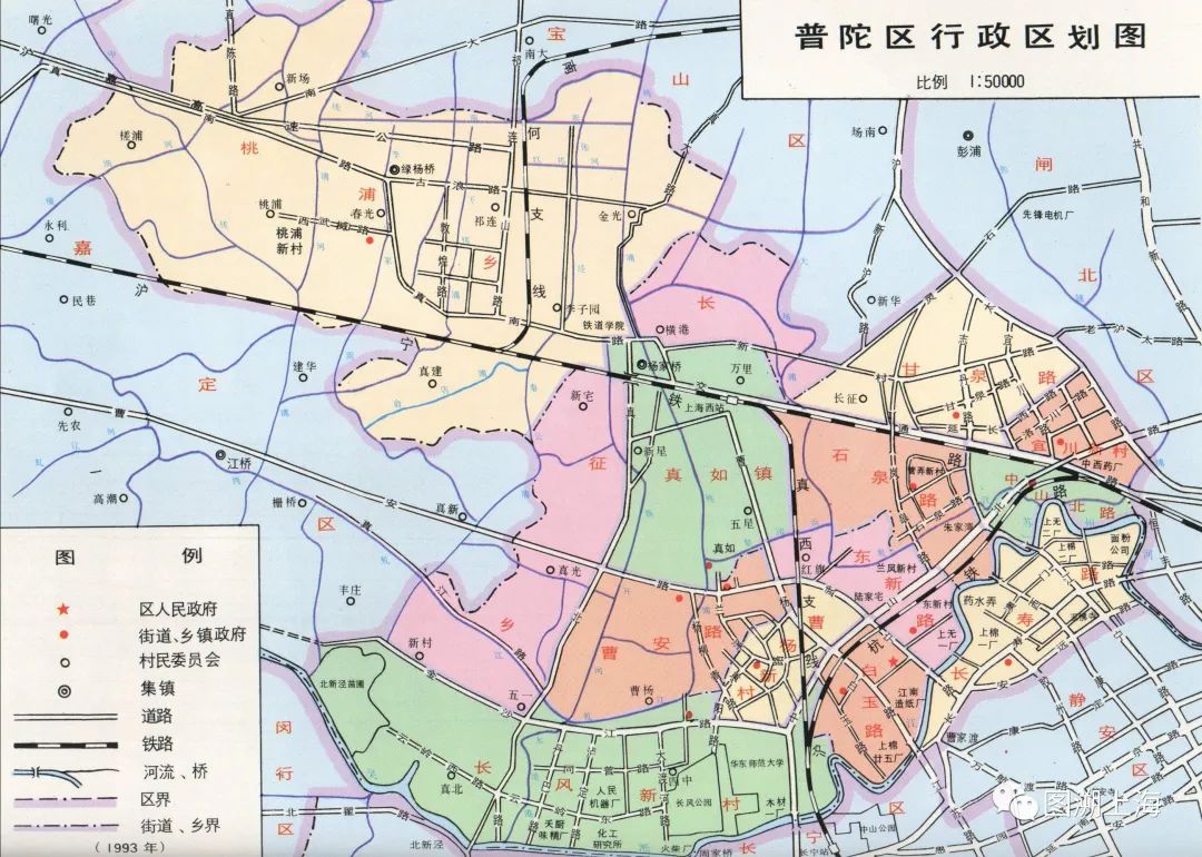 舟山市普陀区地图图片