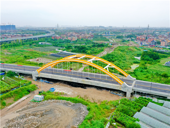 運河二通道項目小橋頭公路橋正式通車!