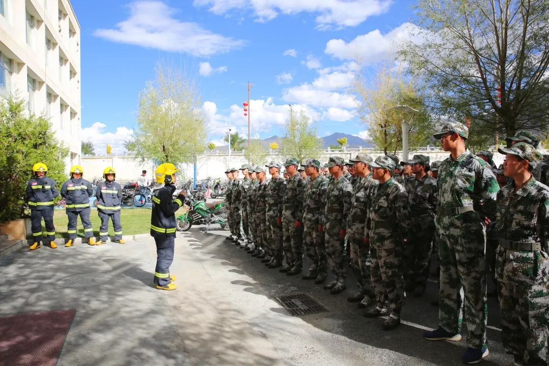 拉萨市消防救援支队持续开展开学第一课宣传活动