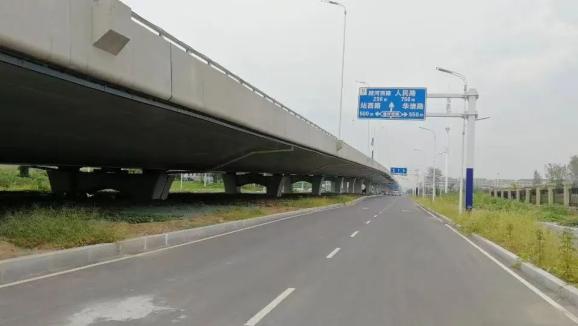 16公里高架桥及两侧引线(刘锜路—西湖大道)连续高架工程长约3.