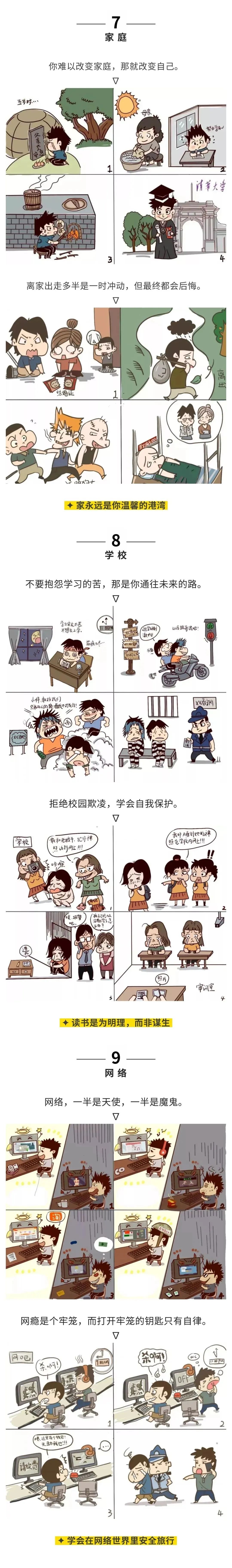 预防未成年人犯罪漫画说法