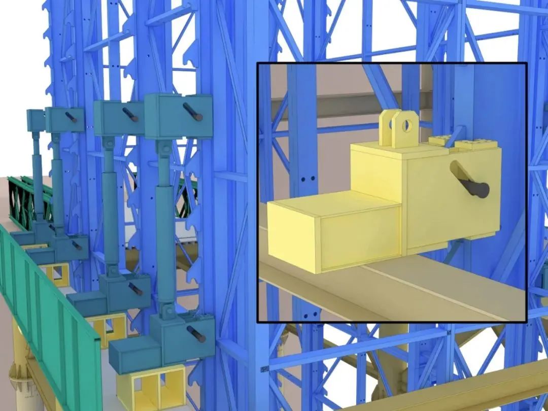 热点首创三局悬挂式重载升降机圆满完成项目应用