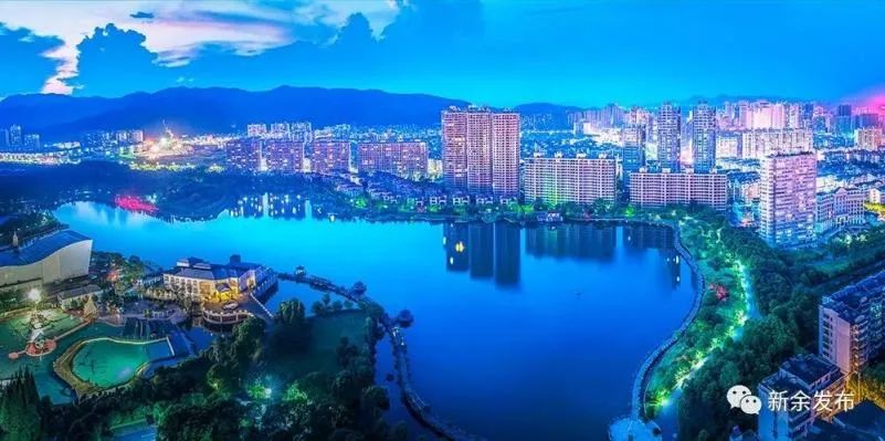 不一样的美航天员刘伯明从太空拍下新余夜景