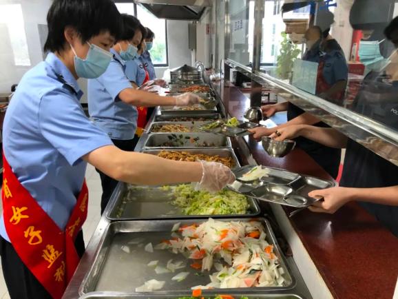 石家庄女子监狱食堂图片