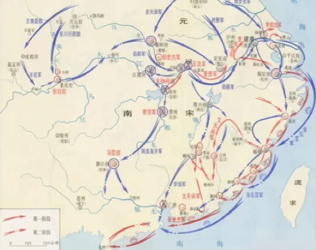 陆上牵制注定失败的末日之战坚持抵抗的陆秀夫与张世杰公元1279年1月