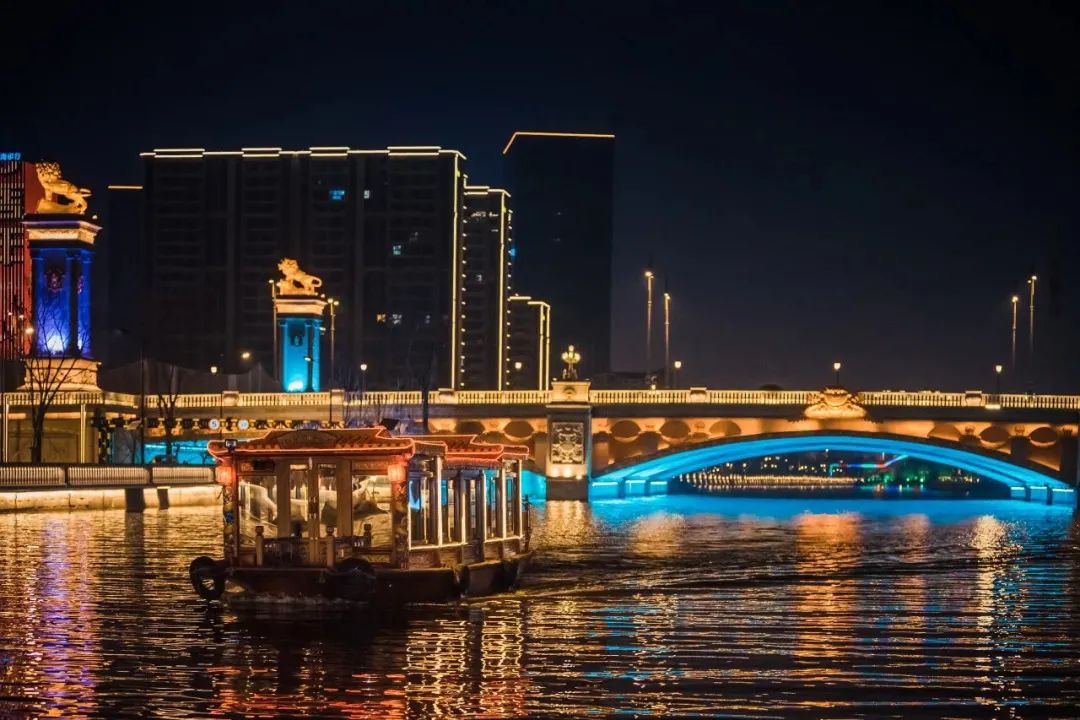 夜游串场河领略桨声灯影里的美景