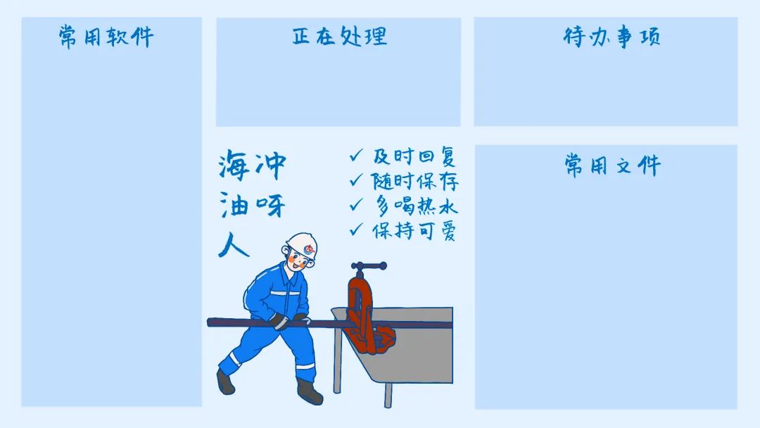 找到想要的文件让电脑桌面井井有条海油版电脑分区壁纸还能做上班最