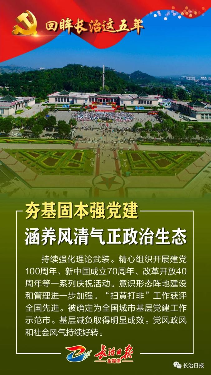 海报丨解读长治市第十二次党代会报告/回眸长治这五年61骄人成绩著