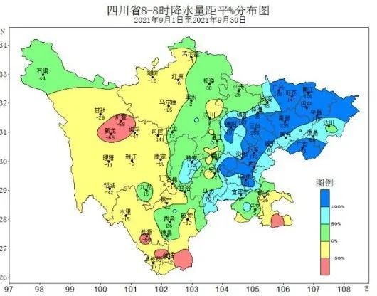 10月四川還有3次較明顯降雨過程涼山州西北部火險等級高