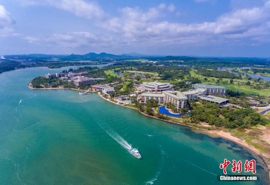 图为航拍博鳌亚洲论坛永久会址.骆云飞 摄(资料图)