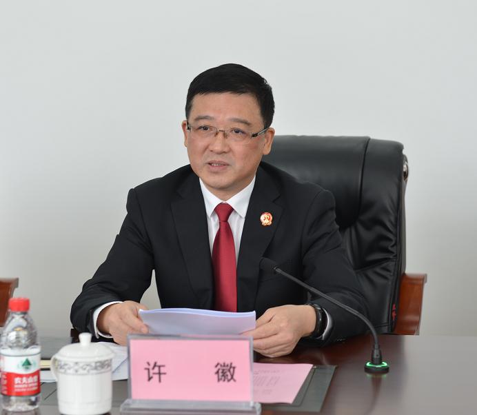 滁州市委常委政法委书记副市长张其广到滁州中院调研指导工作