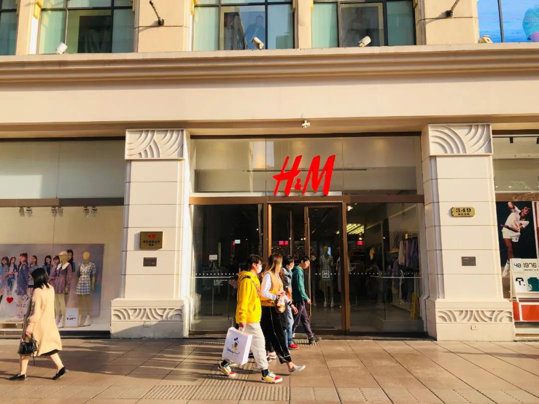 HM实体店图片