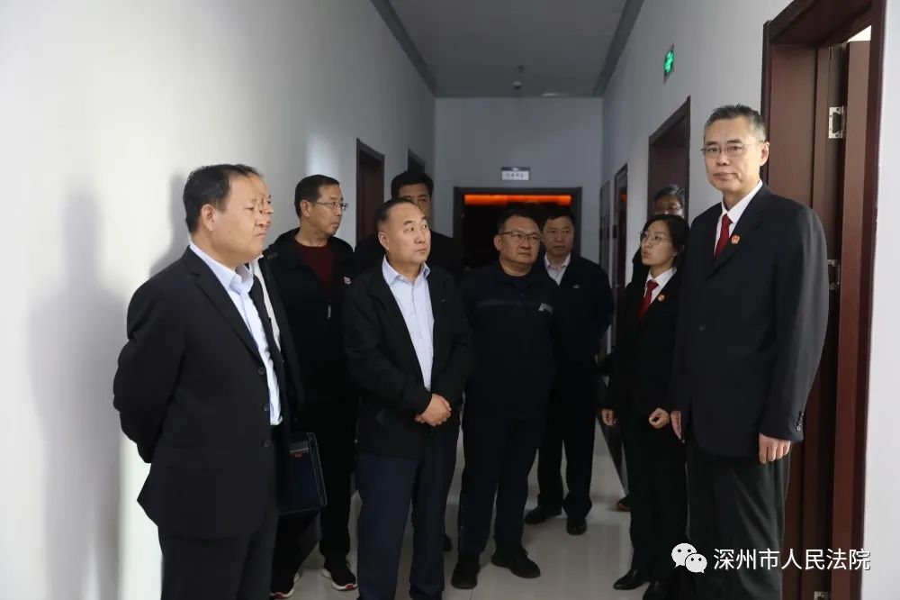 衡水市人大常委会副主任石跃辉带队到深州法院就民事执行工作进行联动