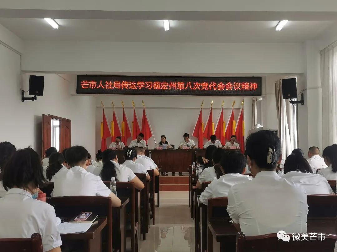 细学深悟芒市各级各部门深入学习德宏州第八次党代会精神