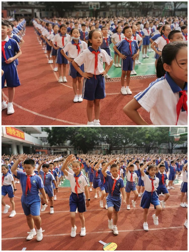 创建文明校园争当礼仪天使百外春蕾小学向阳礼仪主题活动