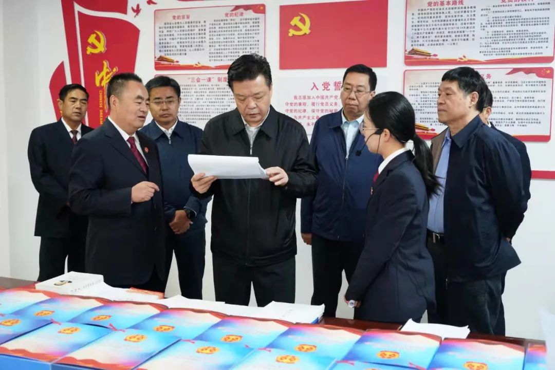 67政法队伍教育整顿中央第十五督导组在宕昌法院调研