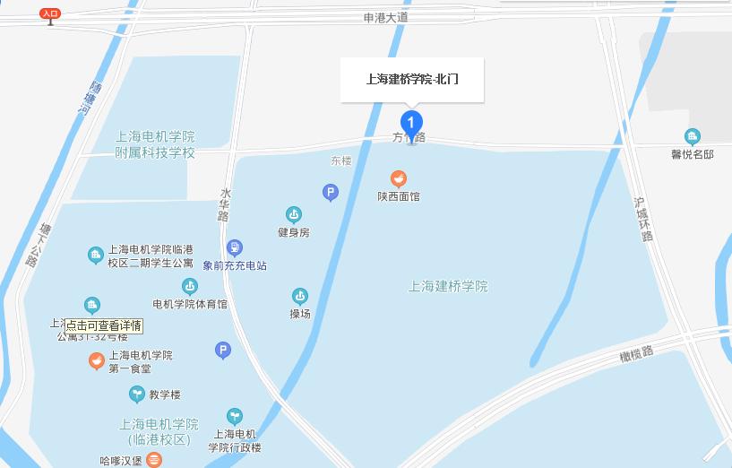 上海电机学院地图图片