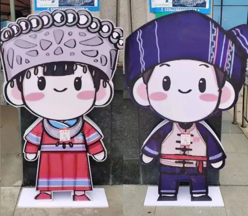 威宁"贵人服务"代言人"小福""小贵"亮相了